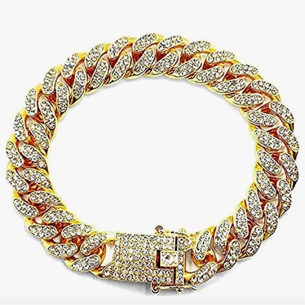 Elegant Gold and Silver Unisex Bracelet See photo Measurements